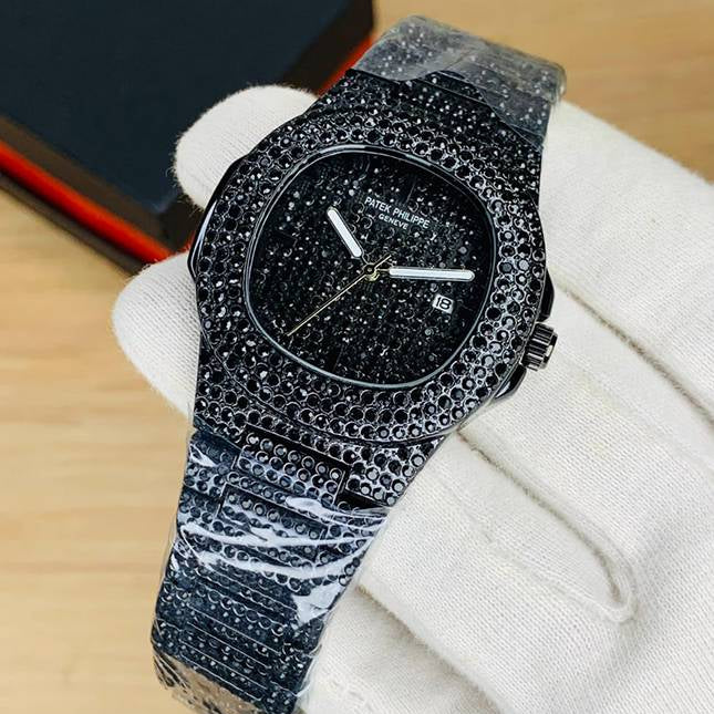 Patek Phillipe Iced Tone Watch