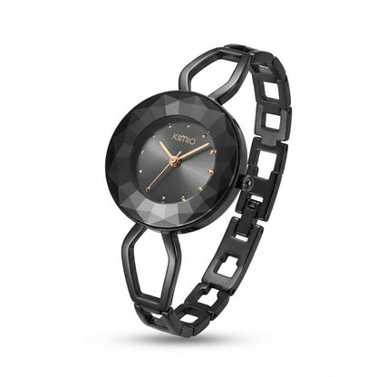 KIMIO Women's Black Bracelet Watch