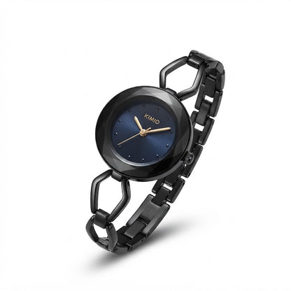 KIMIO Women's Black Bracelet Watch