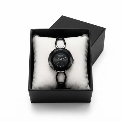 KIMIO Women's Black Bracelet Watch