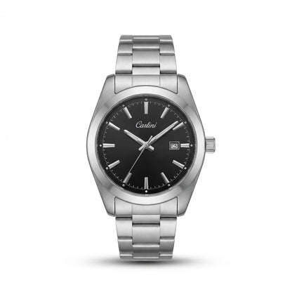 Cartini Classic Silver Stainless Steel Men's Watch