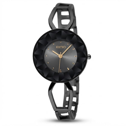 KIMIO Women's Black Bracelet Watch