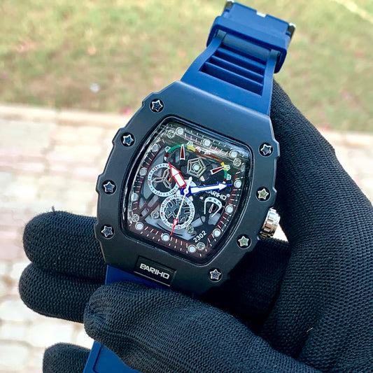 Bariho Men's Watch Blue Straps
