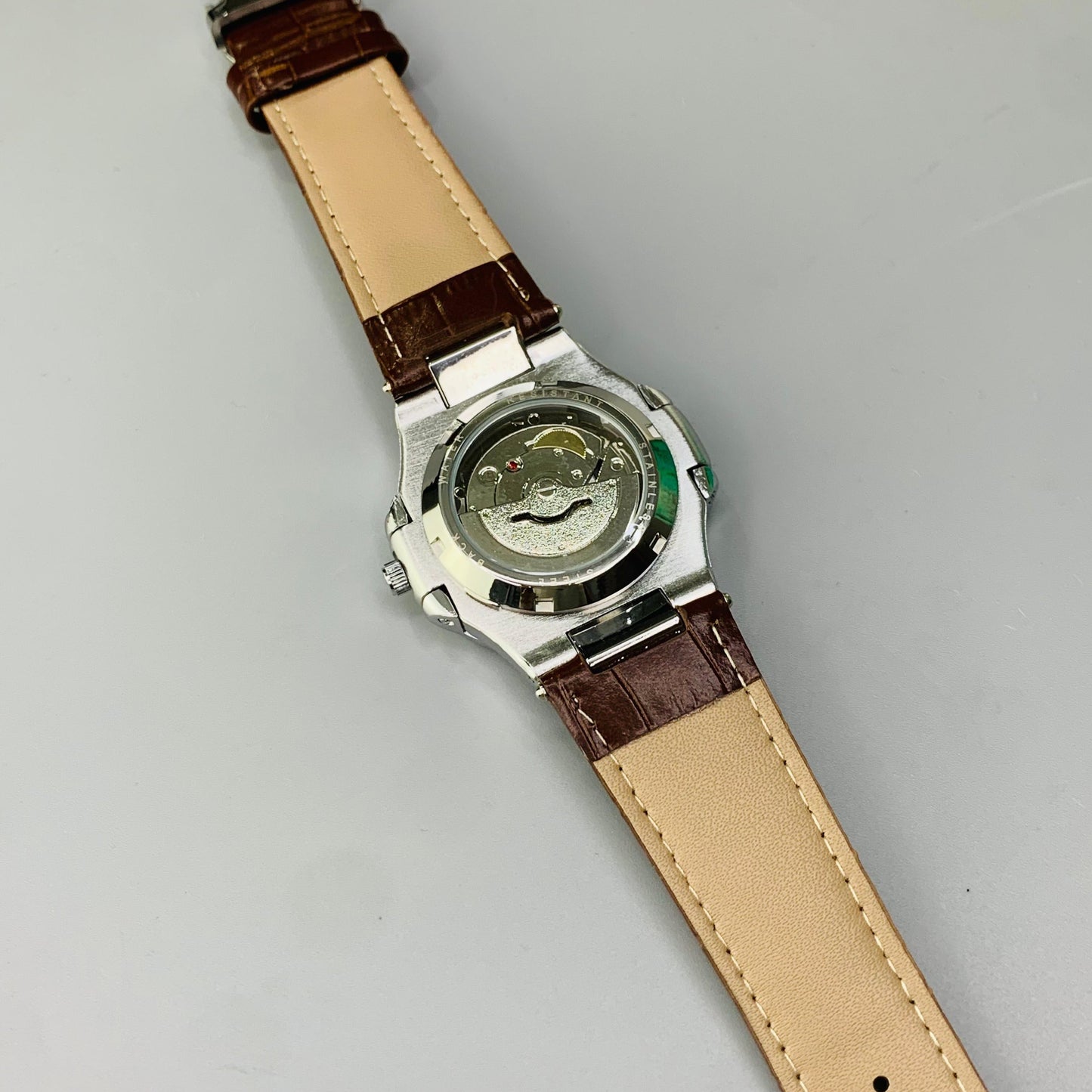 Patek Phillipe Strap Back Skeleton Watch