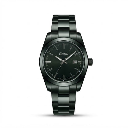 Men's All-Black Stainless Steel Watch