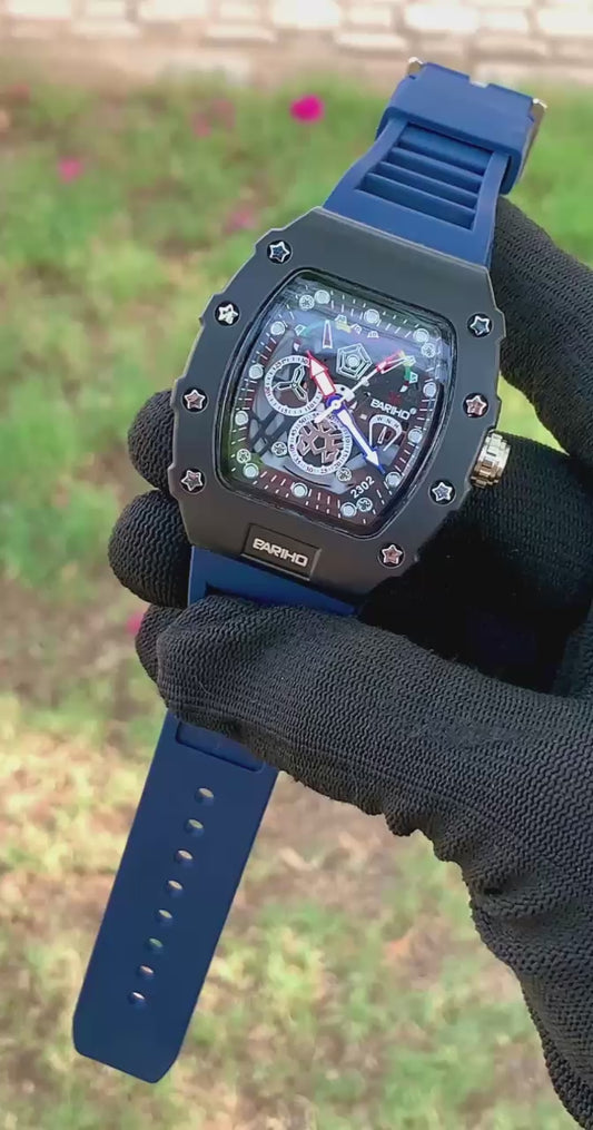 Bariho Men's Watch Blue Straps