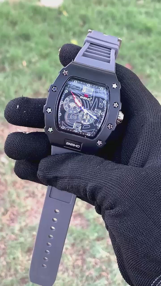 Bariho Men's Watch Grey Straps
